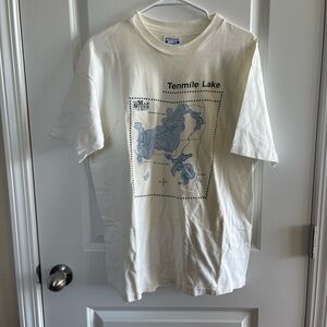 Vintage single stitch ten mile Lake Graphic T-Shirt
